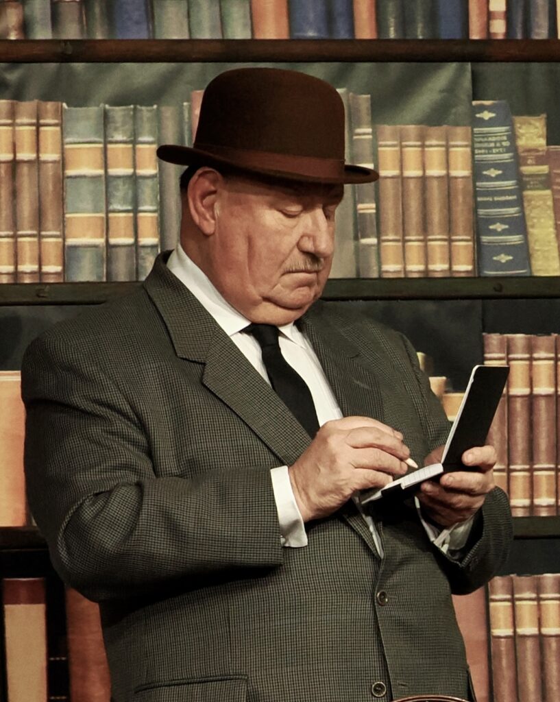 Our next production is an exciting one as it's a sequel to the successful 'Murder By The Book'  from January 2023, with a new title called 'Always Listen To Your Nose', written by our very own Alys Codd, who will also be directing it.